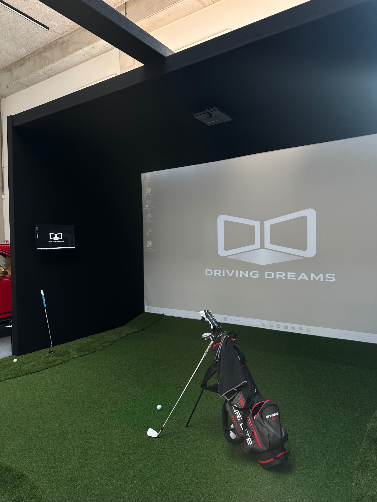 Architecturale golf studio detail